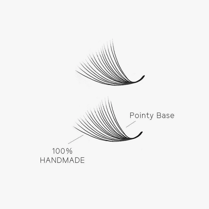 16D LASHBOOK  Promade Mega Volume Fans - 500 Fans 