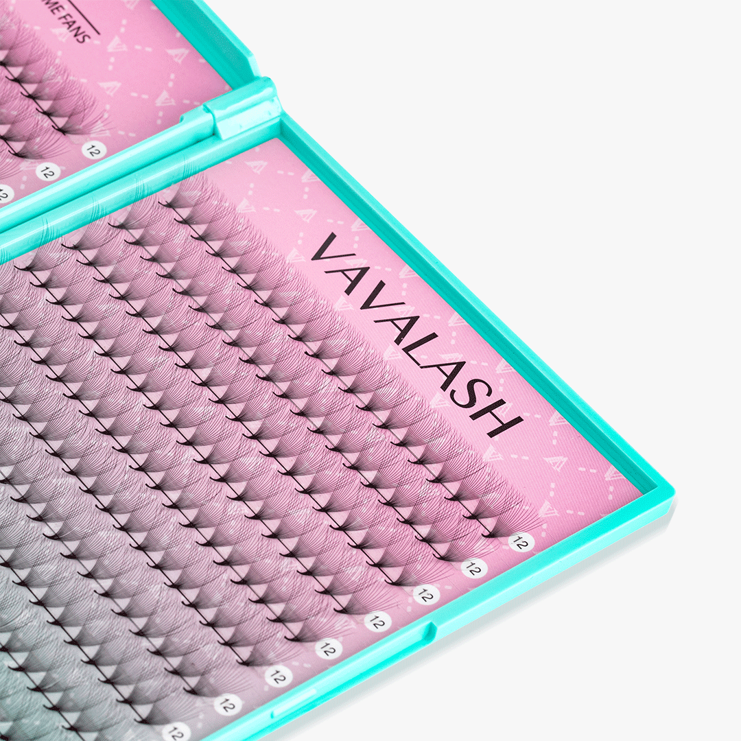 16D LASHBOOK  Promade Mega Volume Fans - 500 Fans