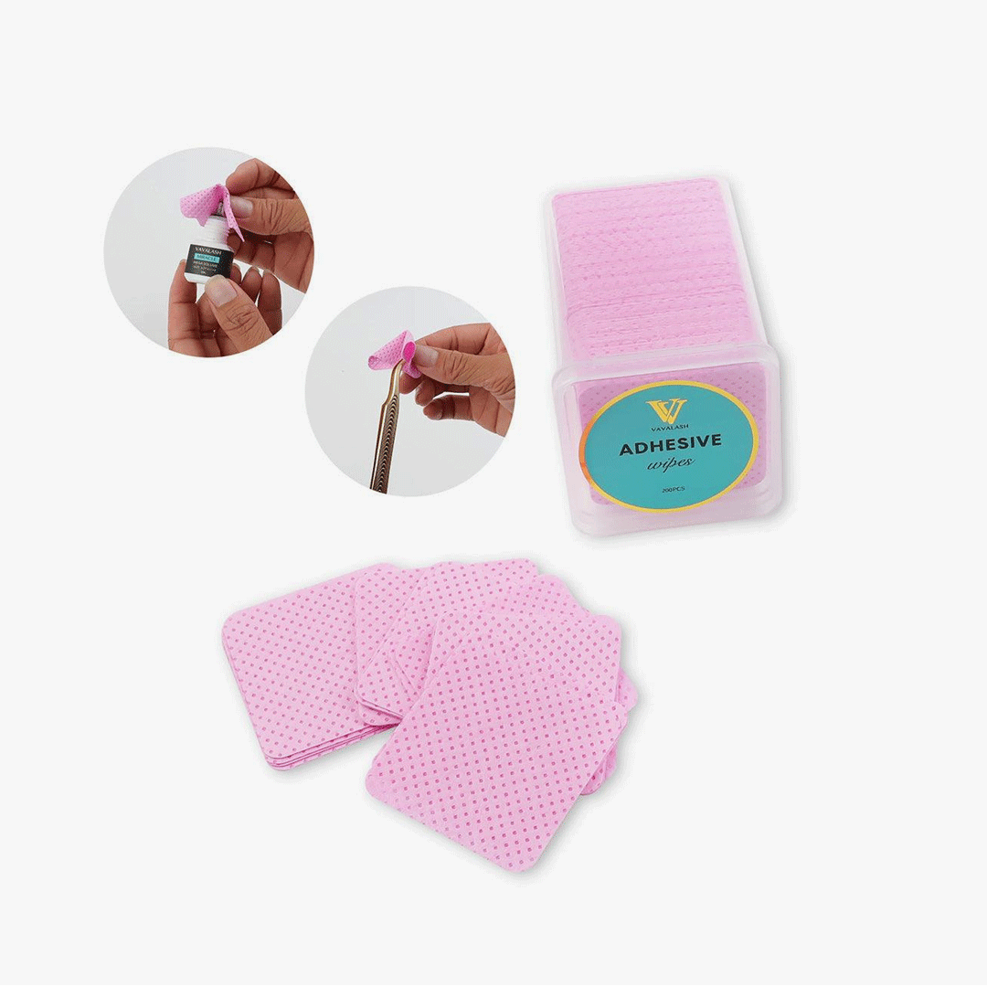 Pink Adhesive Wipes 200pcs