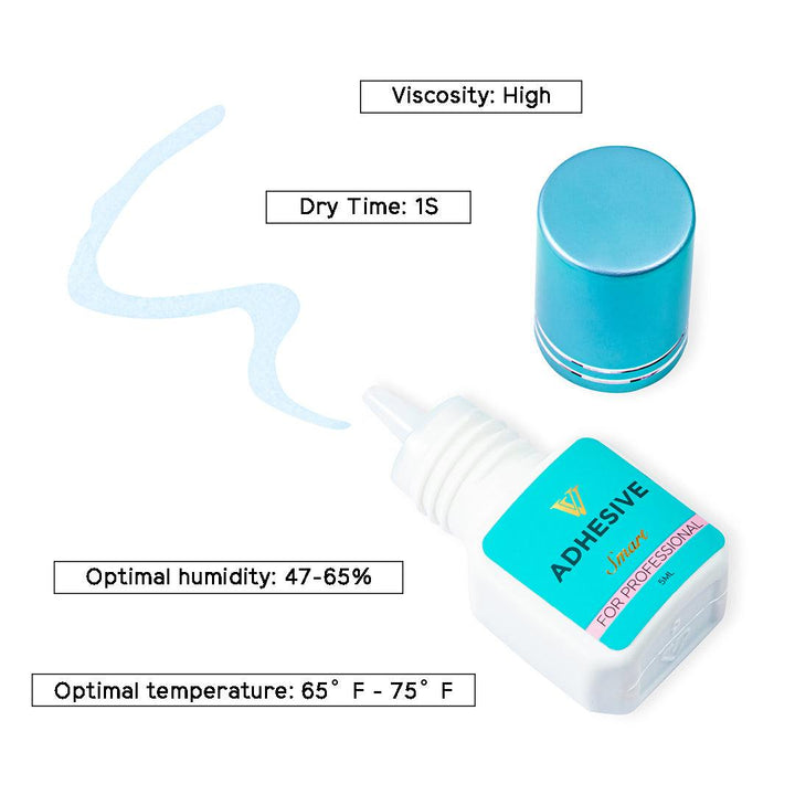 Blue Color Smart Eyelash Adhesive 5ml